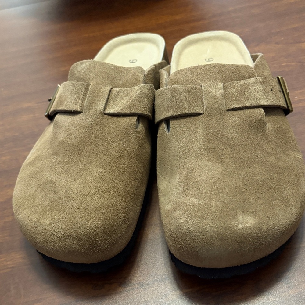 Quince Water Repellent Suede Clog Mule woman’s size 9 - Picture 6 of 8